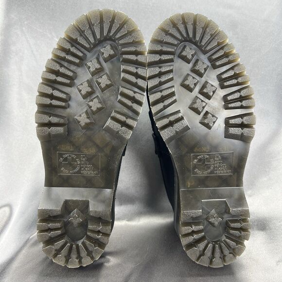 Dr. Martens V Adrian Quad Mono Shoes Black Platform W 7 / M 6 EU 38 Vegan 90s - Picture 15 of 16